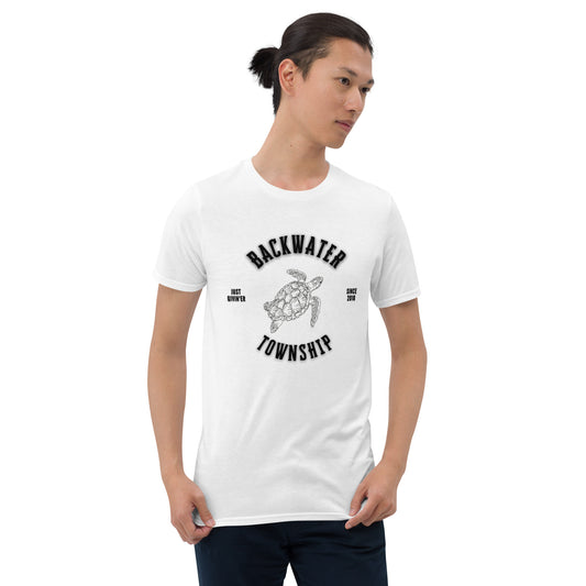 Backwater Township Short-Sleeve Biker Logo T-Shirt